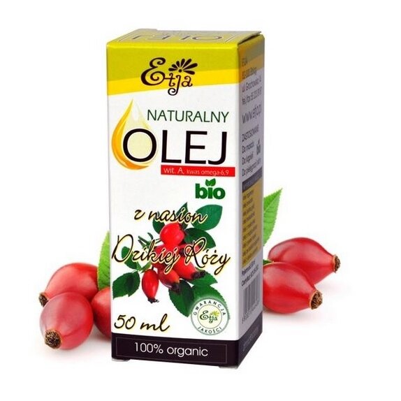 Olejek naturalny do skóry z nasion dzikiej róży 50 ml Etja cena 29,55zł