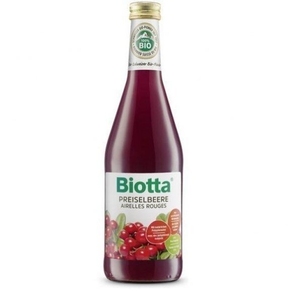 Biotta Preiselbeer sok z żurawiny 500 ml cena 24,03zł