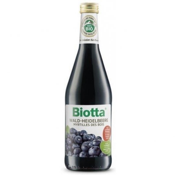 Biotta Wild Bilberry sok dzikiej borówki 500 ml cena 29,55zł