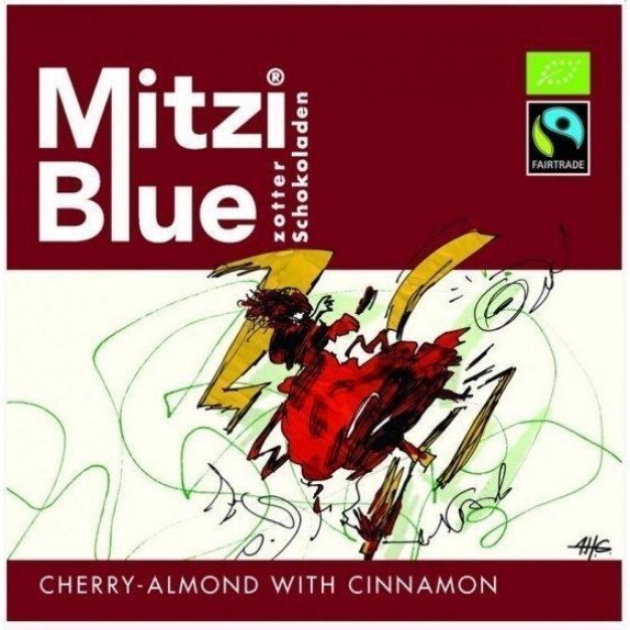 Mitzi Blue czekolada wiśnia cynamon i migdał 65 g Zotter cena 14,20zł