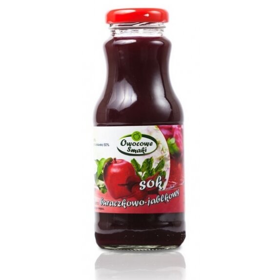 Sok buraczano-jabłkowy 250 ml BIO Owocowe Smaki cena 4,61zł