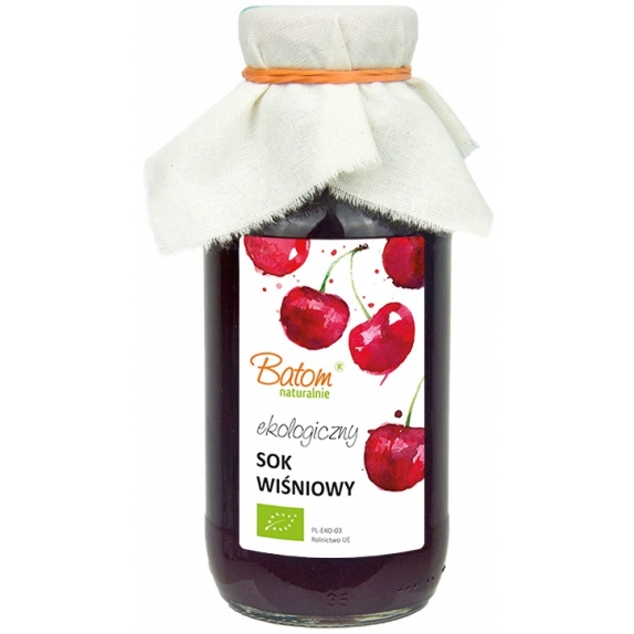 Sok wiśniowy bez dodatku cukru 330 ml BIO Batom cena 14,59zł