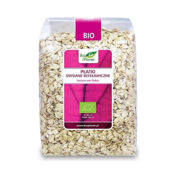 Płatki owsiane błyskawiczne 600 g BIO Bio Planet  cena €1,71