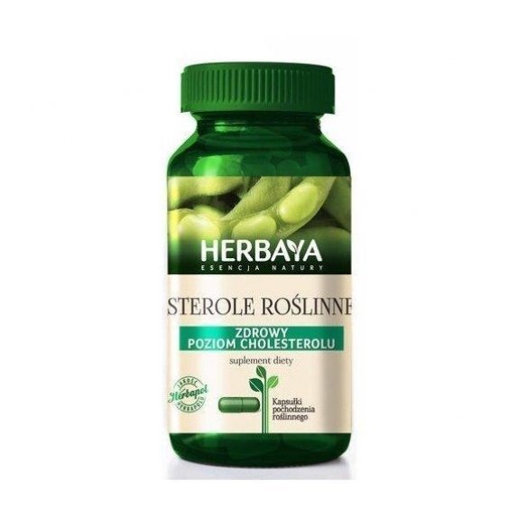 Herbaya Sterole roślinne prawidłowy poziom cholesterolu 60 kapsułek cena 36,38zł