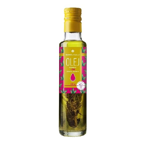 Dobre Konopie Olej konopny z CBD 250 ml cena 49,90zł