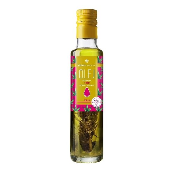 Dobre Konopie Olej konopny z CBD 250 ml cena 52,40zł