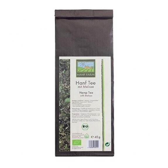 Hemp herbata konopna CBD z melisą 40 g Hanf Farm + Swanson pill box (opakowanie na tabletki) 1 szt cena 23,65zł
