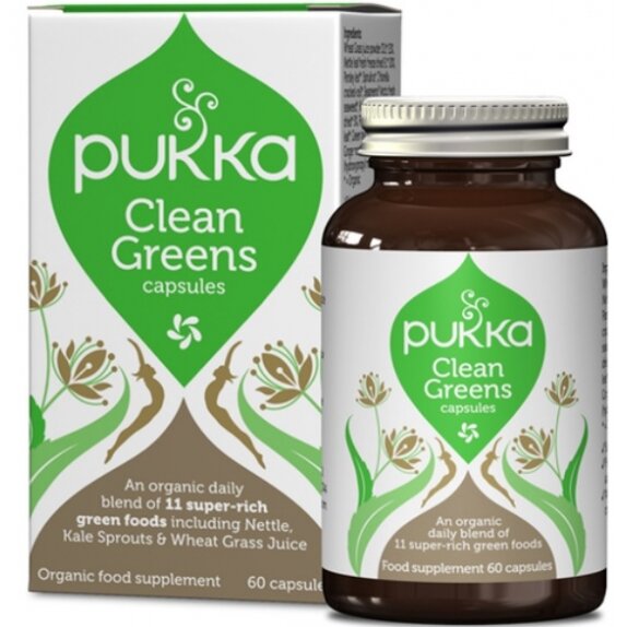 Pukka Clean Greens naturalna zdolność oczyszczania 60 kapsułek cena 99,99zł