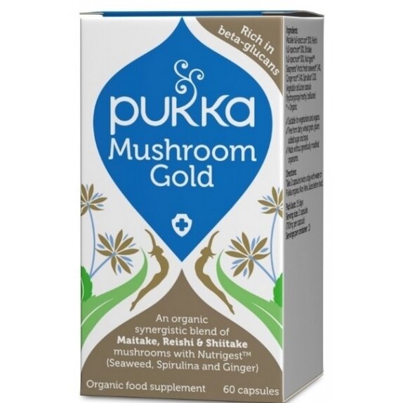 Pukka Mushroom Gold 60 kapsułek cena 122,79zł