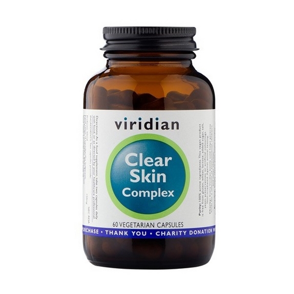 Viridian Clear Skin Complex 60 kapsułek cena 34,96$