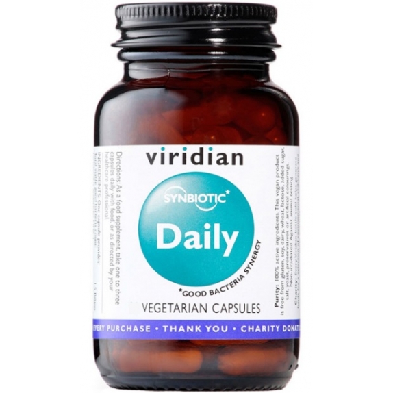Viridian Daily Synbiotic 90 kapsułek cena 126,00zł