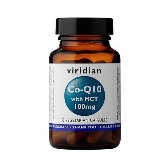 Viridian Koenzym Q10 100mg z MCT 30 kapsułek cena 148,50zł