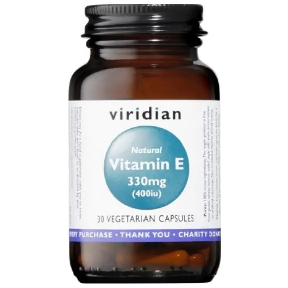 Viridian Naturalna Witamina E 330 mg (400 iu) 30 kapsułek cena 71,90zł