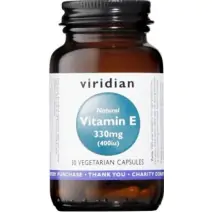 Viridian Naturalna Witamina E 330 mg (400 iu) 30 kapsułek cena 71,90zł
