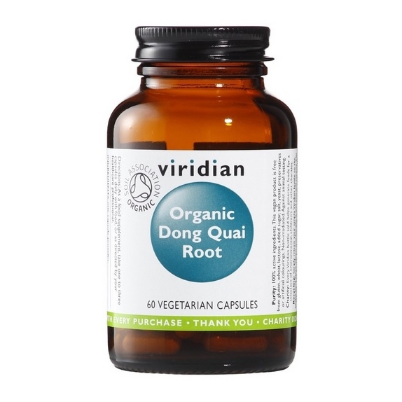 Viridian Organic Dong Quai Root dzięgiel chiński 60 kapsułek cena 104,80zł