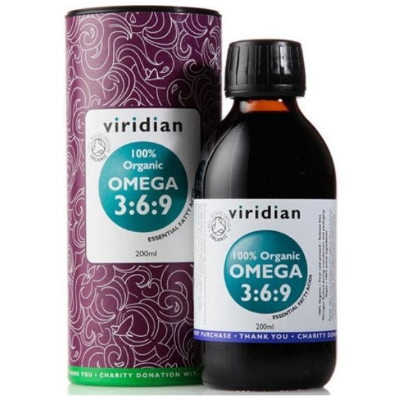 Viridian Organic Omega 3:6:9 Oil 200 ml cena 71,90zł