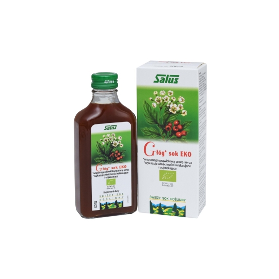 Salus sok z głogu BIO 200 ml cena 32,65zł