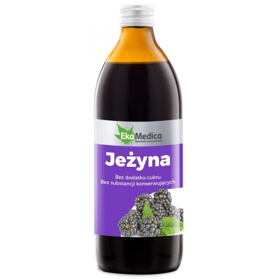 EkaMedica Sok z Jeżyny 100% 500 ml  cena 30,99zł