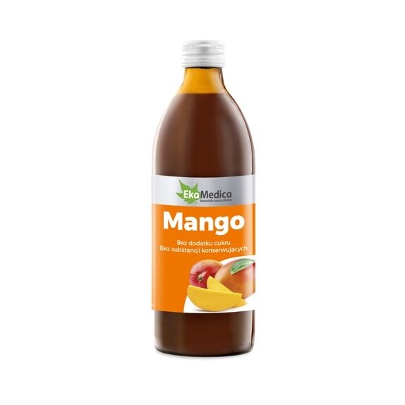 EkaMedica sok Mango 100% 500 ml cena 23,95zł