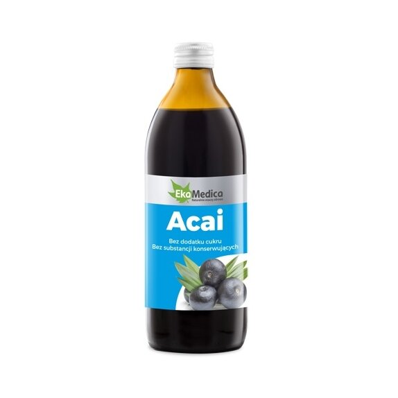 Sok z acai 1000 ml EkaMedica cena 56,90zł