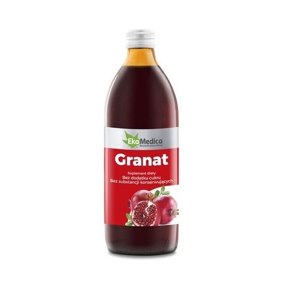 Sok z granatu 100% 500 ml EkaMedica cena 20,88zł