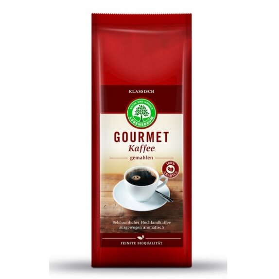 Kawa 100% arabica mielona klasyczna 500 g BIO Lebensbaum cena €10,52