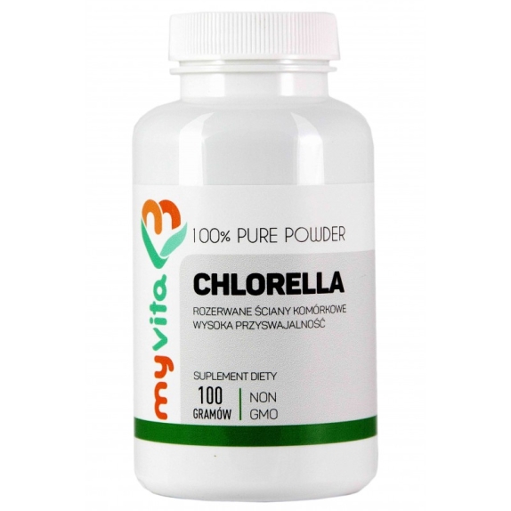 MyVita Chlorella proszek 100 g PROMOCJA! cena 22,50zł