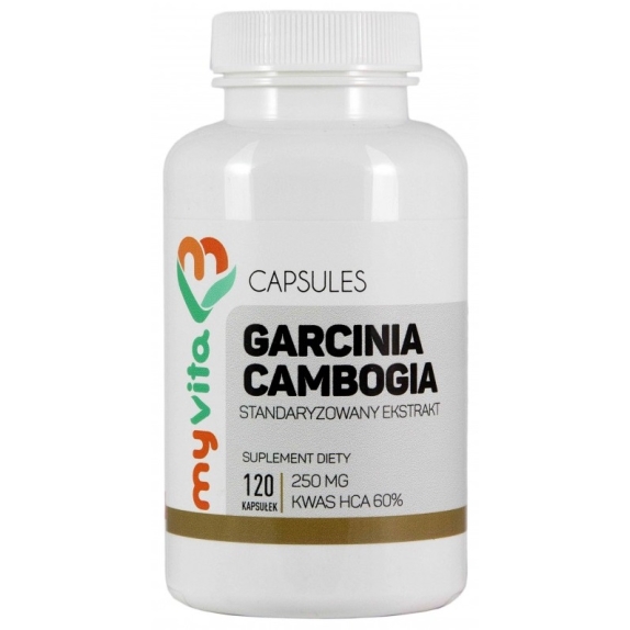 MyVita Garcinia Cambogia Ekstrakt 250 mg 120 kapsułek cena 36,15zł