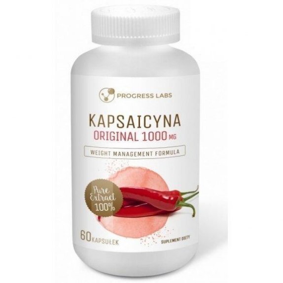 Kapsaicyna Original 1000 mg 8:1 60 kapsułek Progress Labs cena 85,69zł