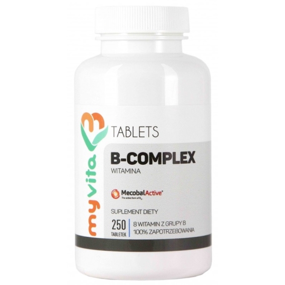 MyVita Witamina B Complex 250 tabletek cena 33,80zł