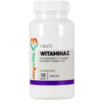 MyVita Witamina C 1000mg + Dzika Róża + Bioflawonoidy 100 tabletek