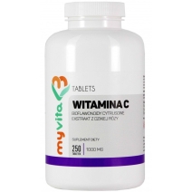 MyVita Witamina C 1000mg + Dzika Róża + Bioflawonoidy 250 tabletek