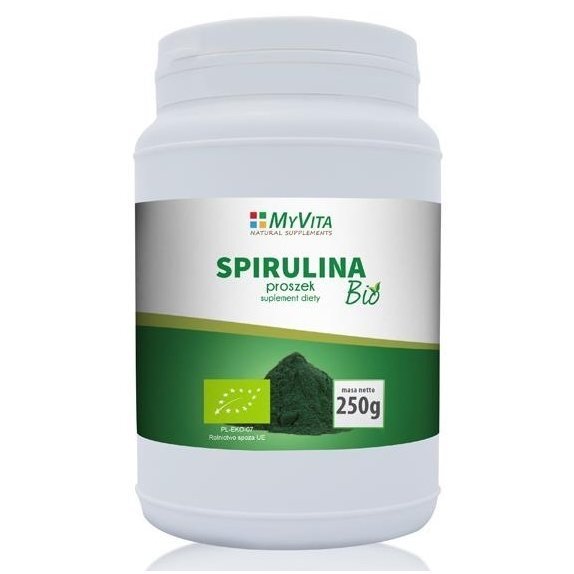 MyVita Spirulina Bio proszek 250 g cena 41,19zł