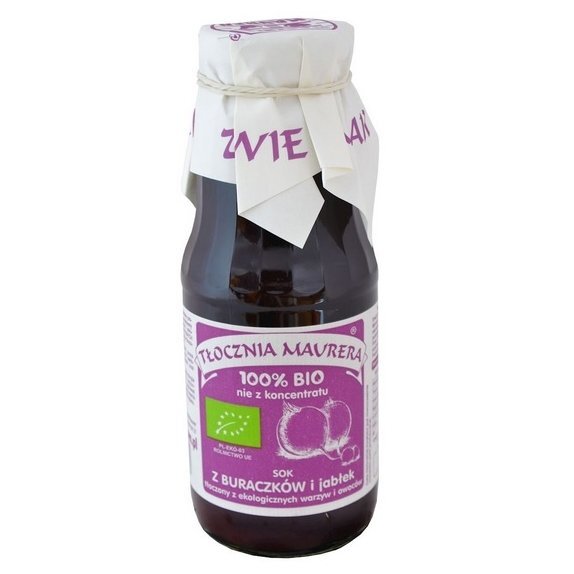 Sok buraczkowy z jabłkiem 300 ml BIO Tłocznia Maurera cena 7,69zł