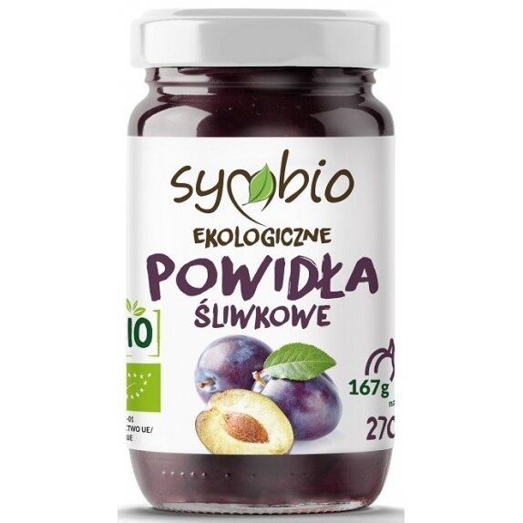 Powidła śliwkowe 270 g Symbio cena 11,49zł