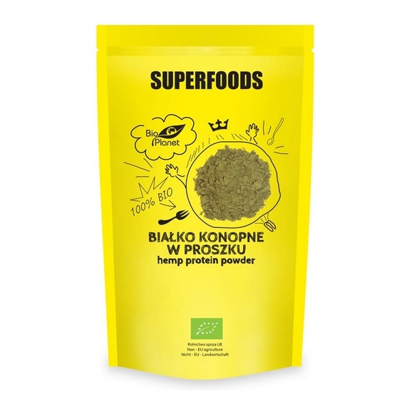 Białko konopne w proszku 150g BIO Bio Planet PROMOCJA! cena 9,85zł