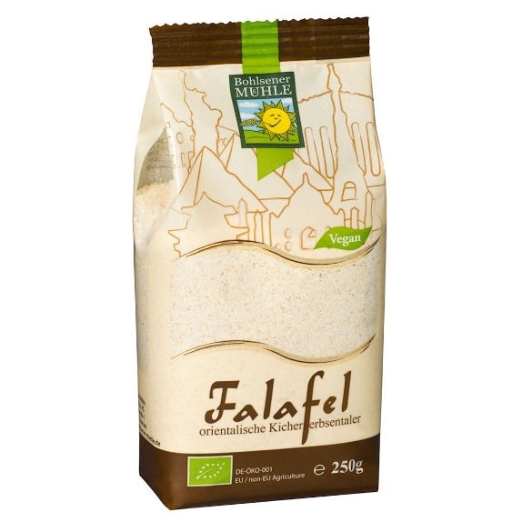 Mieszanka do przygotowywania potrawy Falafel 250 g BIO Bohlsener Muehle cena 3,45$