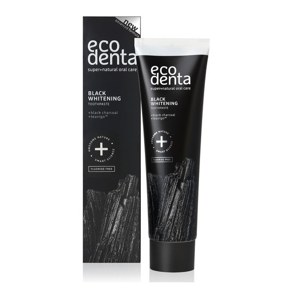 Ecodenta pasta do zębów Black Whitening bez fluoru 100 ml cena €3,62