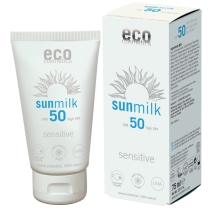 Eco cosmetics mleczko na słońce SPF 50 sensitive 75 ml 