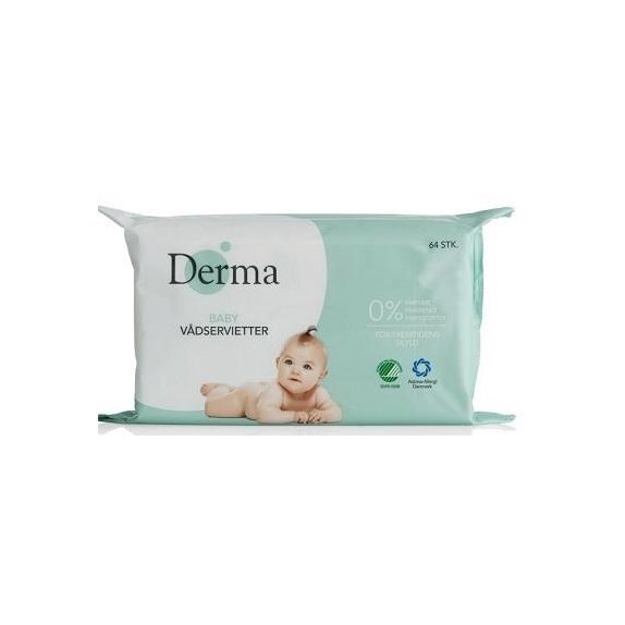 Derma Eco Baby Chusteczki nawilżane 64 sztuki cena 16,50zł
