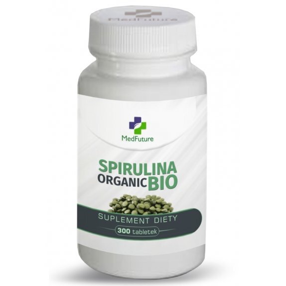 Spirulina Organic BIO 300 tabletek Medfuture cena 22,79zł