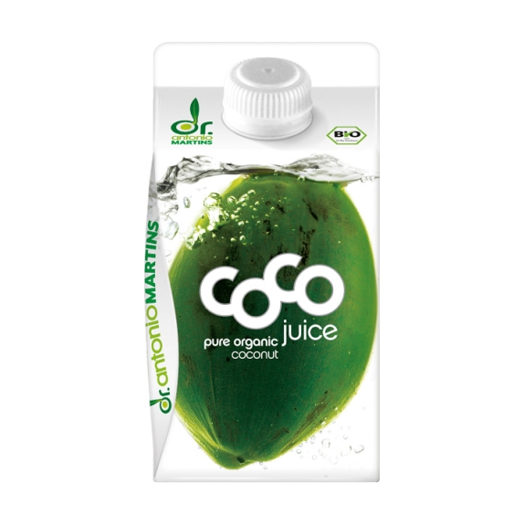 Woda kokosowa naturalna 500 ml BIO Dr Martins cena 10,39zł