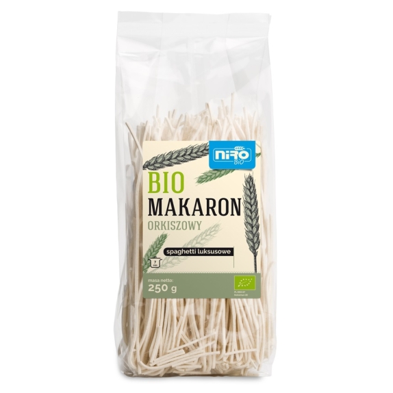 Makaron orkiszowy spaghetti luksusowy 250 g BIO Niro cena 13,95zł