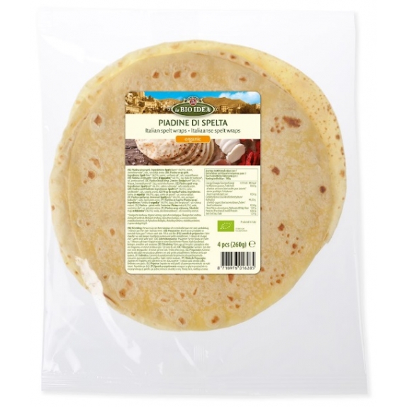 Tortilla orkiszowa piadina 260 g BIO La Bio Idea  cena 4,25$