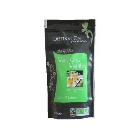 Herbata zielona miętowa 100 g Destination Premium cena 25,65zł