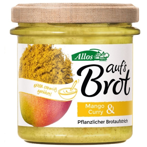 Pasta kremowa z mango i curry 140 g BIO Allos  cena 2,54$