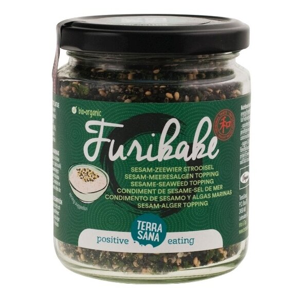 Furikake (mieszanka sezamu i alg morskich) 100 g BIO Terrasana cena 28,79zł