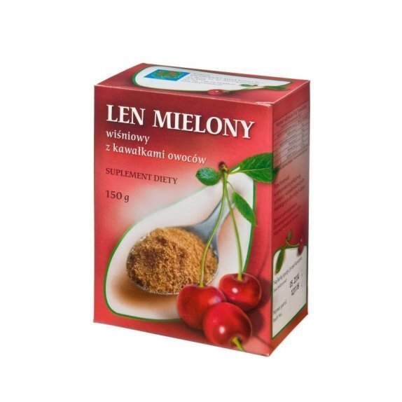 Len mielony o smaku wiśni 150 g Ekoprodukt cena 5,70zł