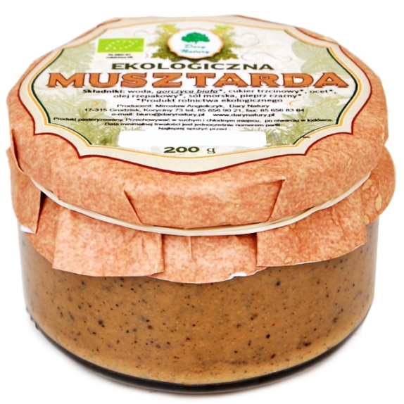 Musztarda 200 g BIO Dary Natury cena 2,02$