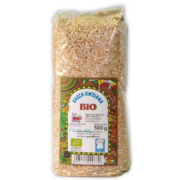 Kasza owsiana 500 g BIO Bio Babalscy cena 9,49zł